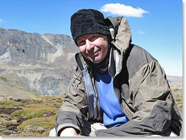 Mike on the Cerro Austria hike