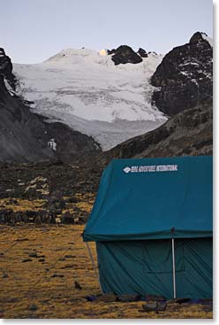 Berg Adventures dining tent