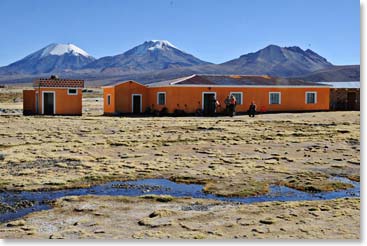 Our lodge in the village of Sajama