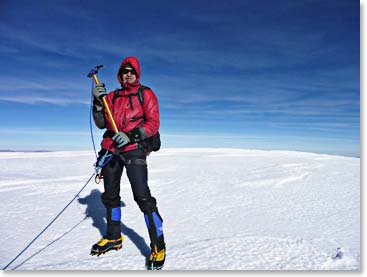 Heiko on the summit