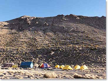 Sajama base camp