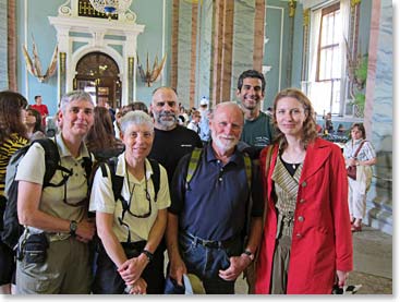 Team at the Cathedral at Peter and Paul Fortress