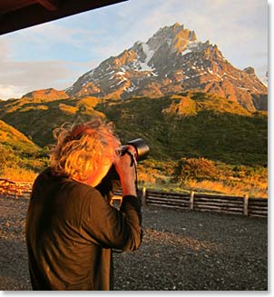 Georgs shooting in early morning light