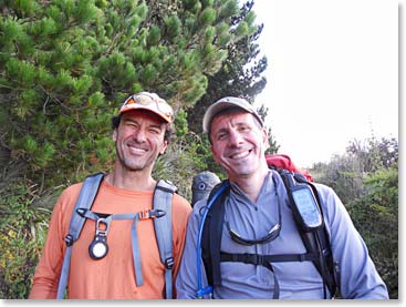 Our naturalists for todays hike