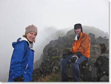 Lynette and Steve taking a break