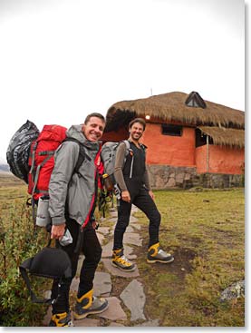 Moving in to the Tambopaxi Lodge