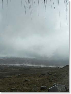 This is what we are actually seeing today. We know that it is up there somewhere!