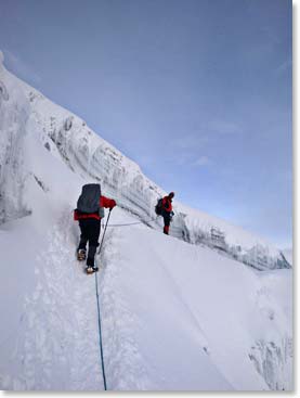 The climbing was spectacular.