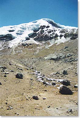 Chimborazo in clear weather