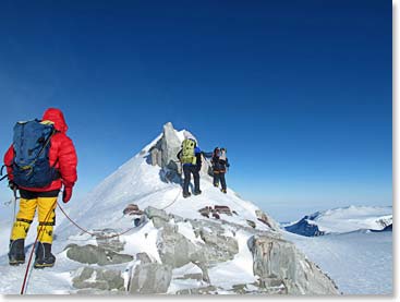 The summit of Mount Vinson