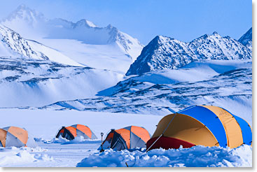 Union Glacier base camp
