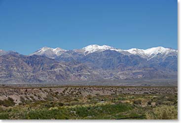 Approaching the Mountains on the drive to Penitentes