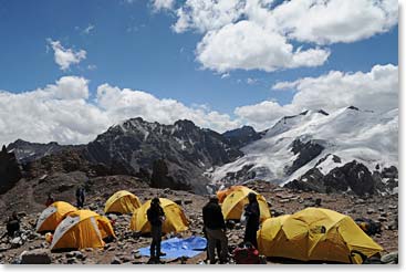 Plaza Canada, we made it to our camp I