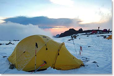 A frosty morning at Nido de Condores