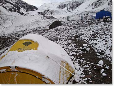 New snow at Berlin Camp