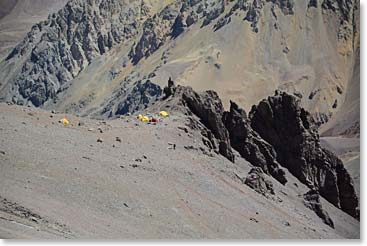 Plaza Canada Camp from above