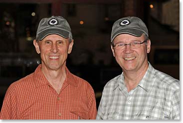 Paul and Fred arrived late Saturday night and dove right in, wasting no time.  They’ve toured Bhaktapur, Patan, Thamel and tomorrow are going with the group to the city’s major religious.  