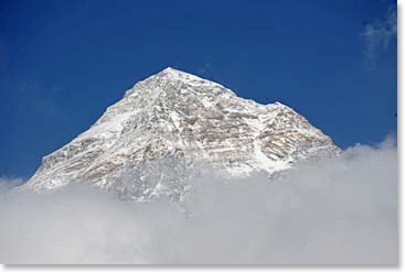 We were blessed to have such great views of Everest today.