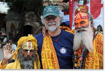 There was a rumor that ZZ Top was in Kathmandu, we didn’t believe it until we passed these guys.