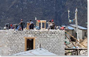 Traditional stone and timber construction