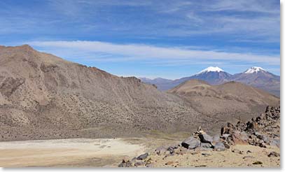 Leaving base camp in the valley behind