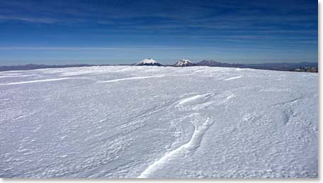 The tabletop summit of Sajama