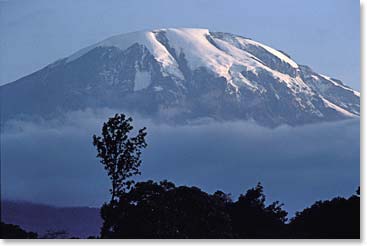 Driving towards Kilimanjaro with our eyes set on the summit