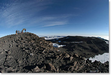 Reaching Stella Point with just 300 ft to go