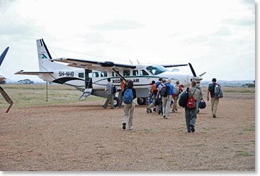 Flight to Arusha