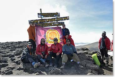 Philmont Staff Association on the Kilimanjaro Summit