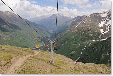 Chairlifts give us access to spectacular day hikes that would otherwise be inaccessible.