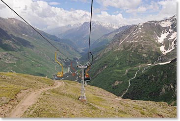 Chairlifts give us access to spectacular day hikes that would otherwise be inaccessible.