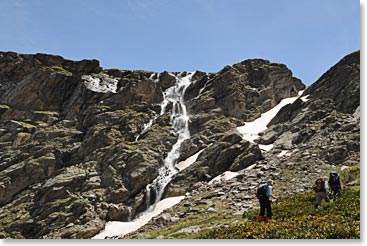 A beautiful waterfall