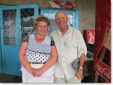 Hours later we were at a roadside market for lunch.