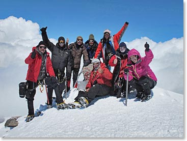 Second summit team on the top!