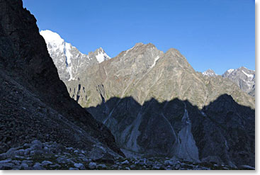 On Friday morning we awoke to clear skies. It was a good sign as we headed down to begin the next phase of our climb.