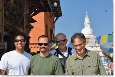 A few members of our good looking trekking team