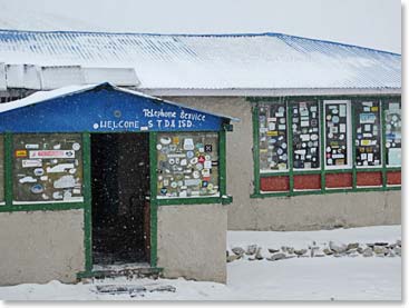 Our lodge in Gorak Shep is a welcomed sight.