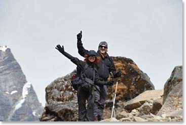 In a few more days, Denio and Raquel will attempt to reach the summit.