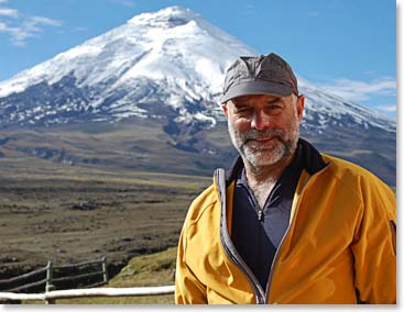 Bill with Cotopaxi which stands at an impressive 19,348ft/5,897m.