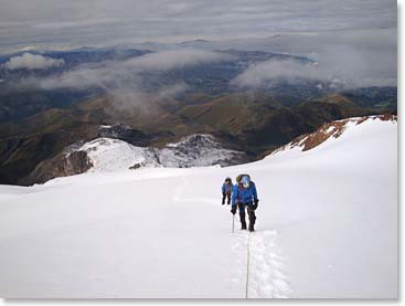 On we climb.