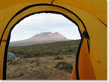 Morning views from the tent