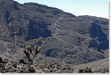 Approaching the Barranco Wall
