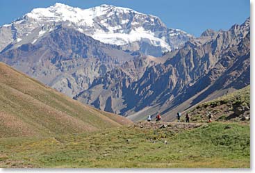 Aconcagua lies ahead