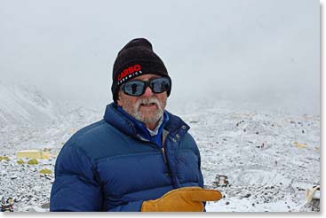 Dave at Everest Base Camp