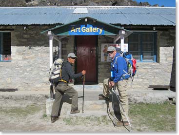 There are always interesting shops and businesses to check out along the trail to Base Camp.