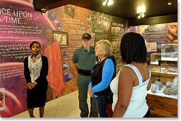 Arusha is getting upscale!  After breakfast today, Doc, Steve, Rita and Valentine visited Arusha's new Tanzanite museum.