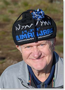 Doc Martin looking happy to be with his family on the mountain