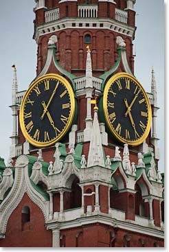 Clock tower at Red Square