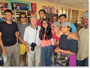 What a fun team! We have come a long way from New York!